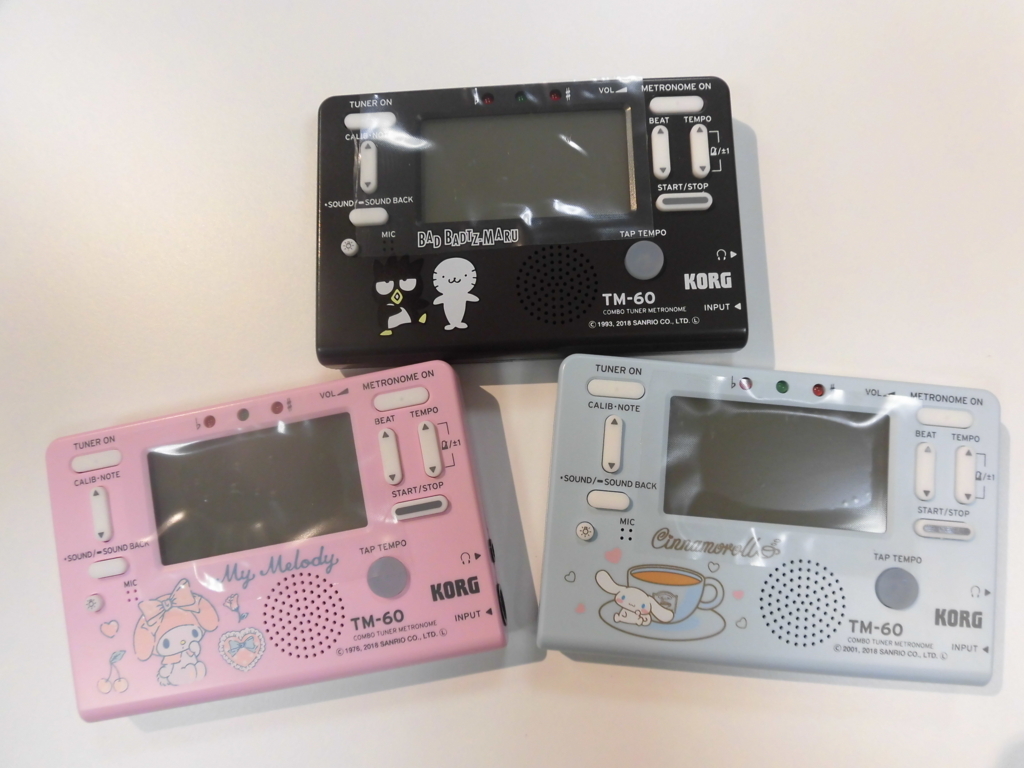 サンリオ チューナーメトロノーム入荷しました 島村楽器 フィール旭川店 シマブロ