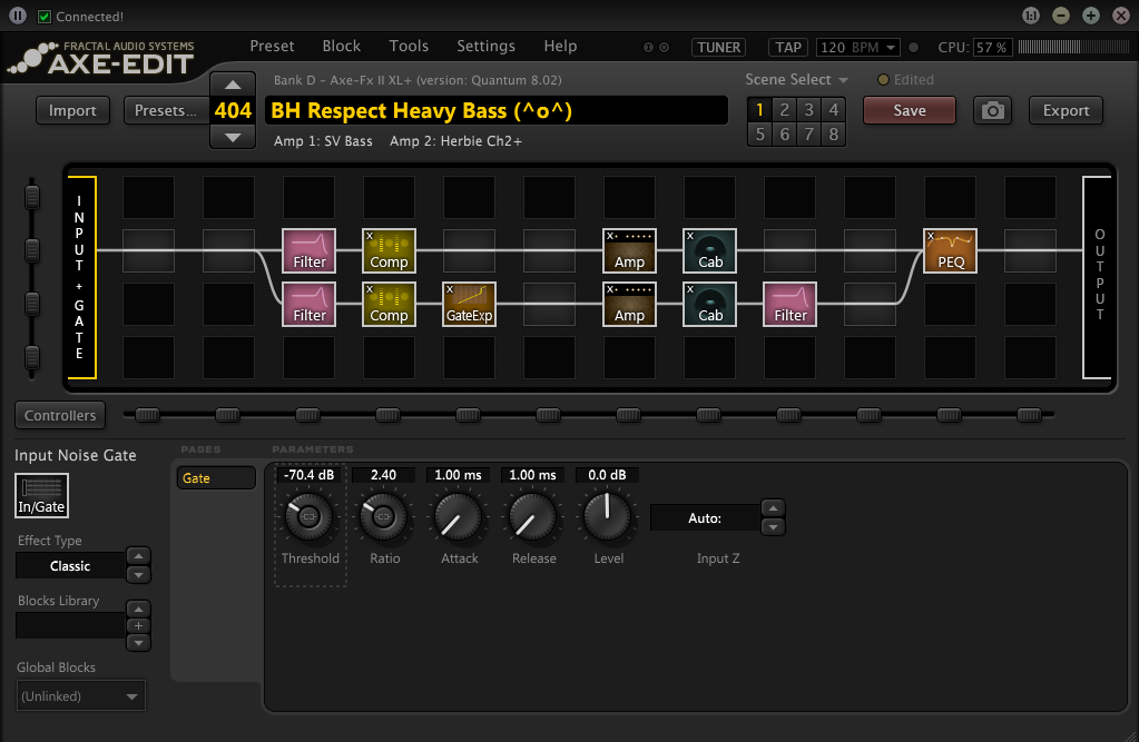 ハジ 弟 のdjent大好き 第3回 Djent メタルコアのベースの音作り Axe Fx2 Xl 編 島村楽器 梅田ロフト店 シマブロ
