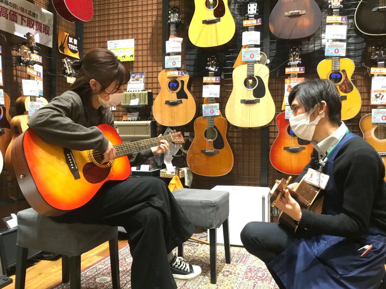 ビギナーズ倶楽部(ギターセミナー)参加者募集中!3・4月の開催