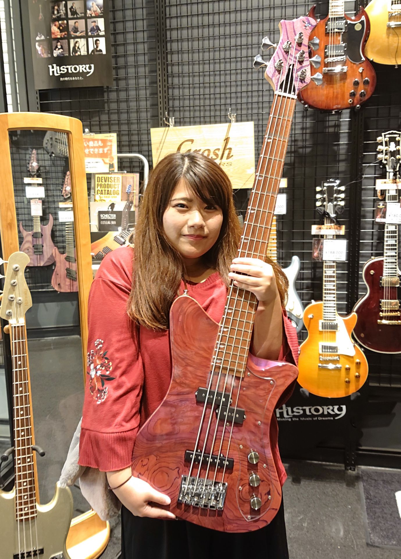 楽器フェア2018 特別モデルryoga5弦ベース納品 島村楽器 イオンモールりんくう泉南店 シマブロ